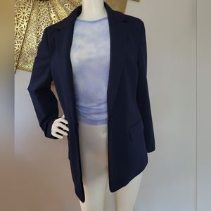 NWT GAP womens blazer navy size 10